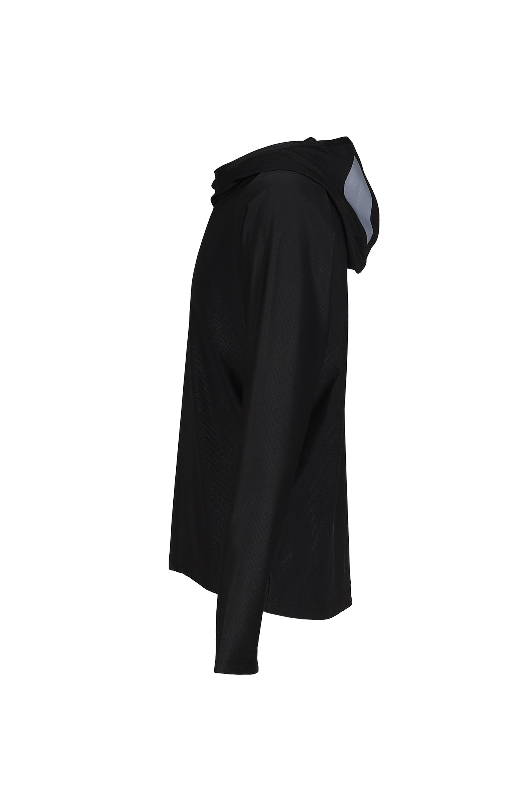 EMISHI HOODED MESH LONGSLEEVE / BLK