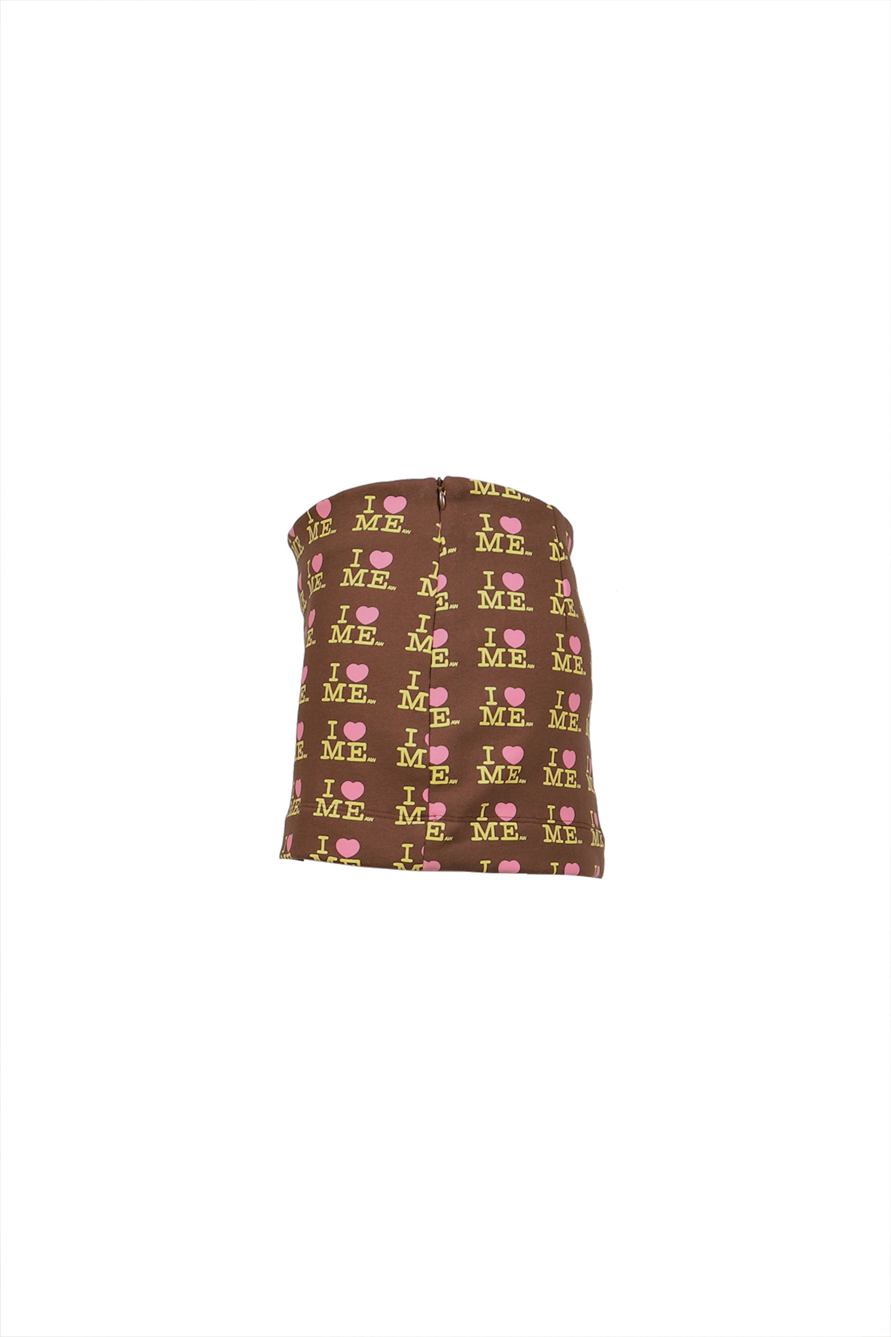 I HEART ME MINI SKIRT / CHOCO
