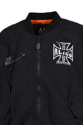 x FMCD MOTO COUTURE MA-1 BOMBER JACKET (EXCLUCIVE) / BLK