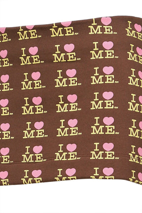 I HEART ME MINI SKIRT / CHOCO