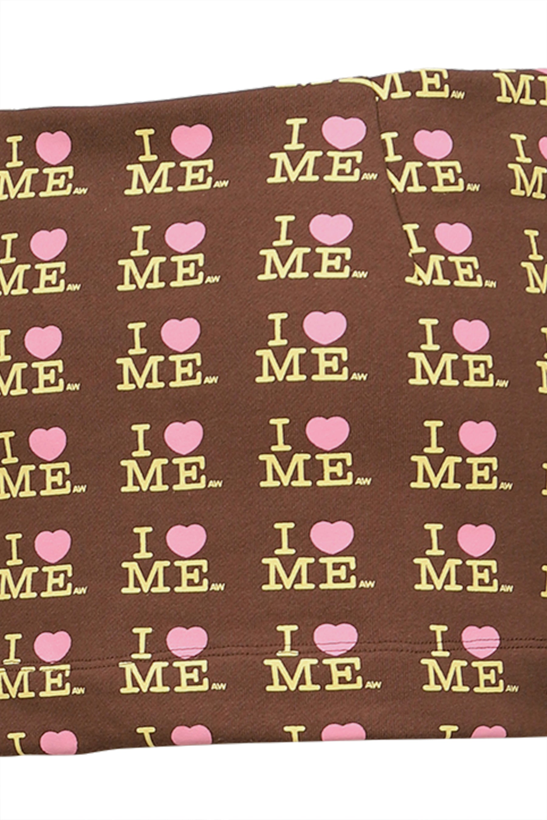I HEART ME MINI SKIRT / CHOCO