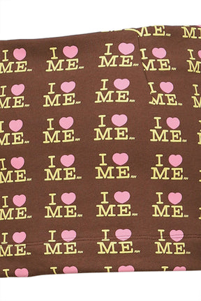 I HEART ME MINI SKIRT / CHOCO