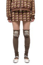 I HEART ME MINI SKIRT / CHOCO