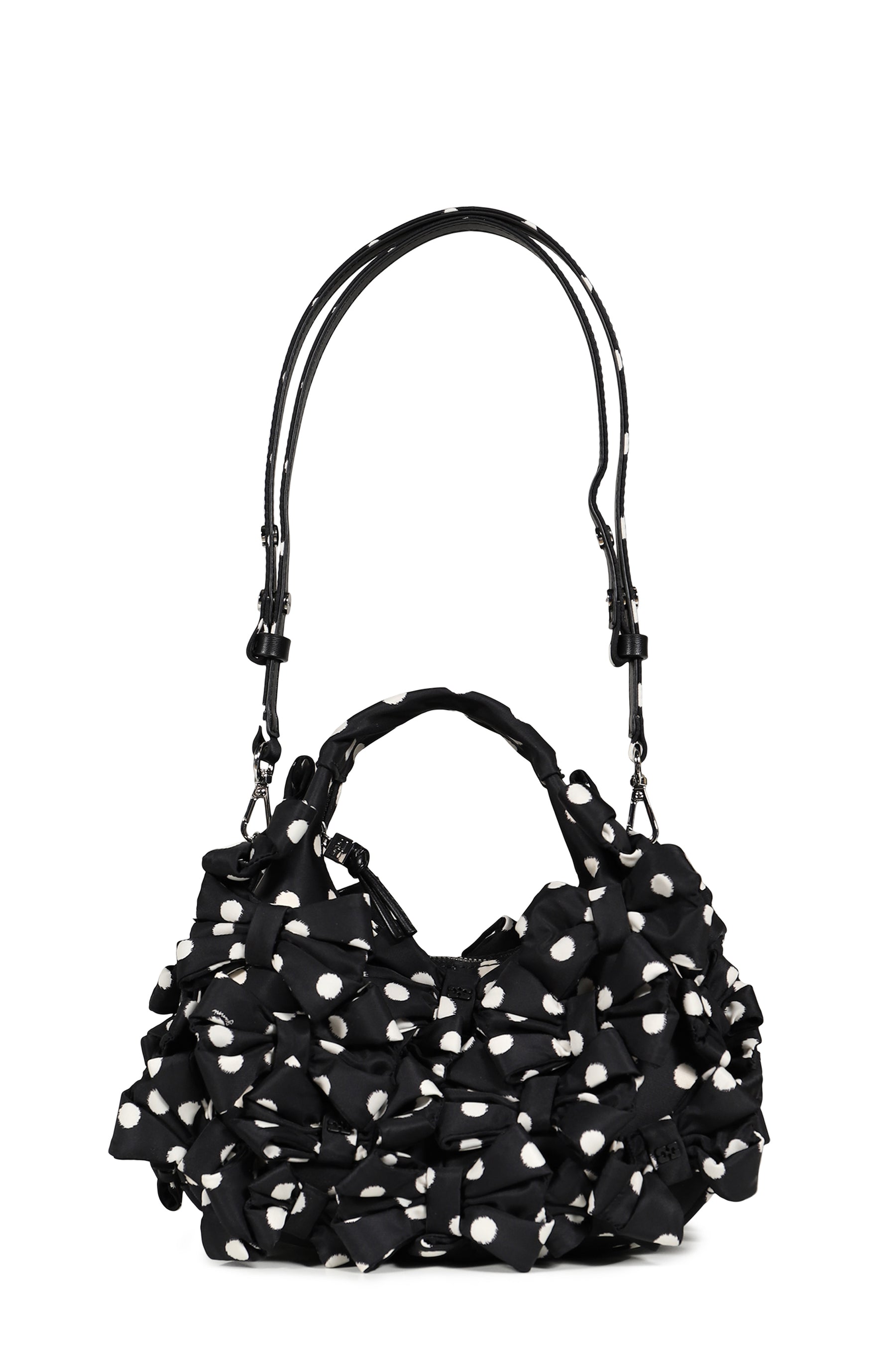 HOBO MINI MULTI BOW SATIN PRINT / BLK
