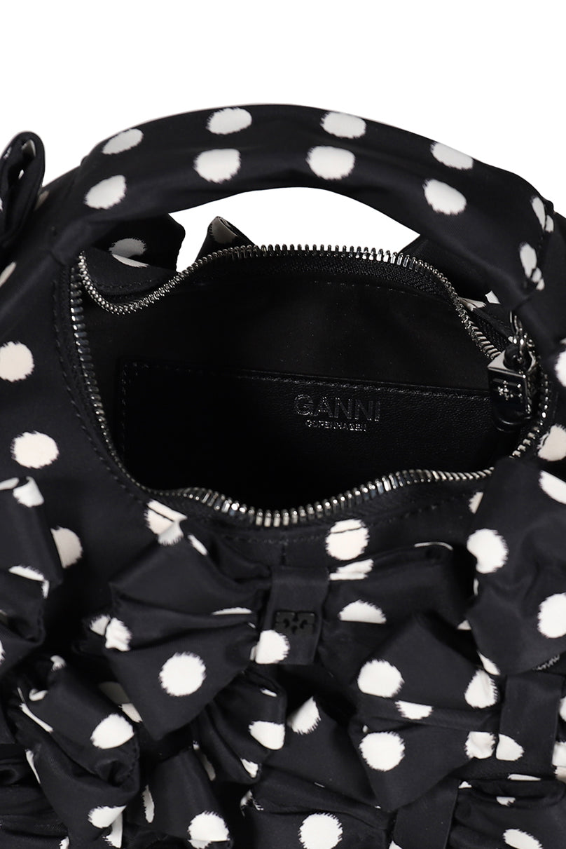 HOBO MINI MULTI BOW SATIN PRINT / BLK