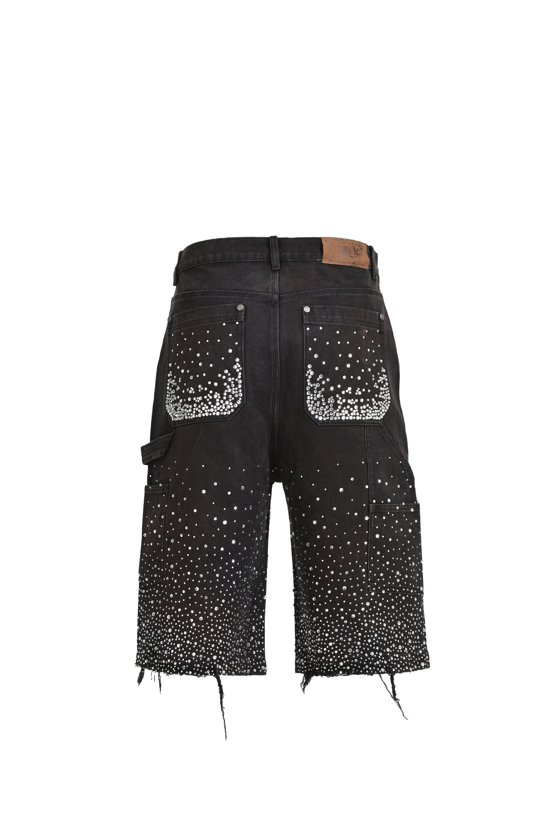 REDIAL 20K DIAMND JORTS  / WASHED BLK