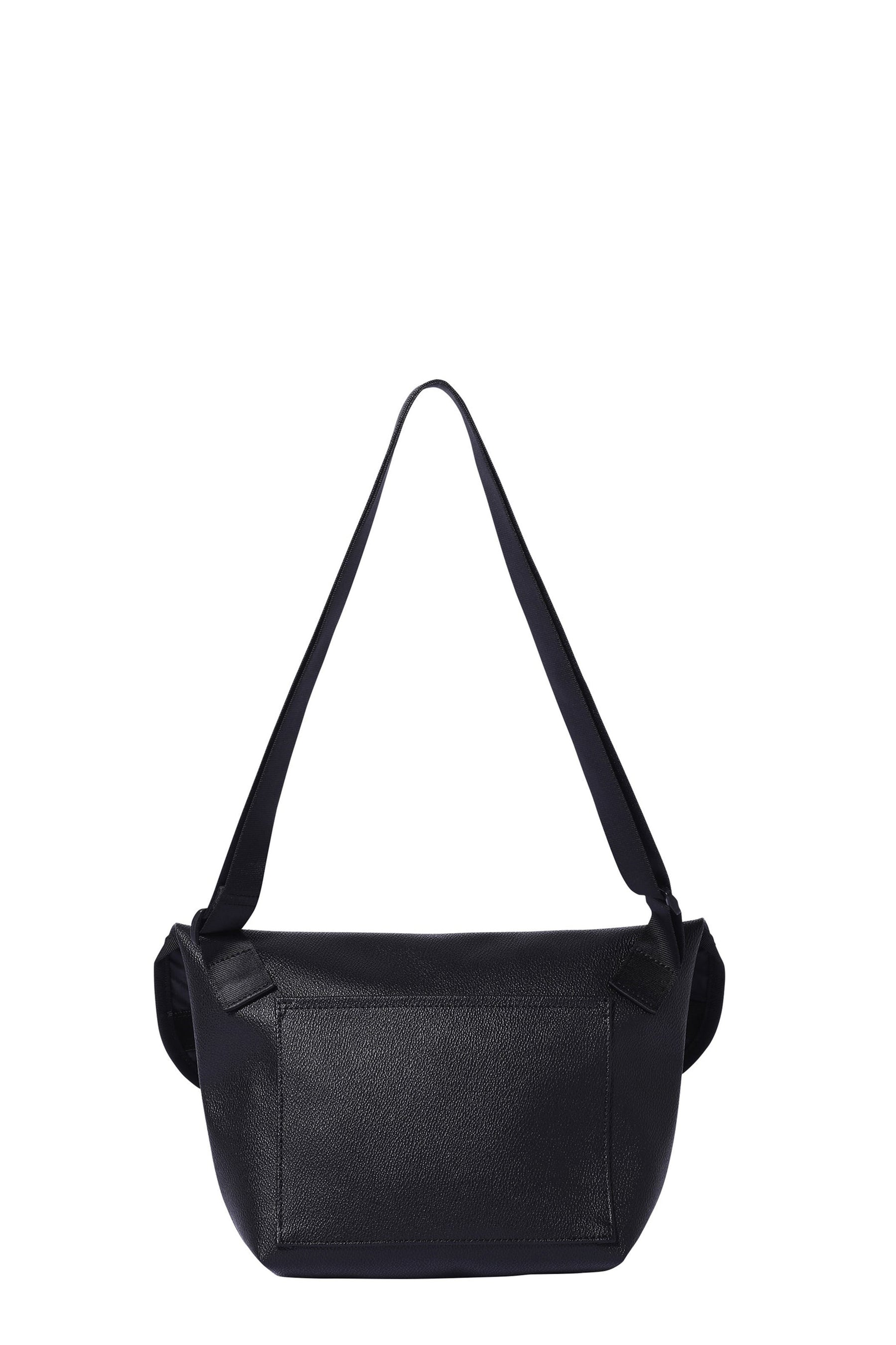 FLAP SHOULDER BAG / BLK