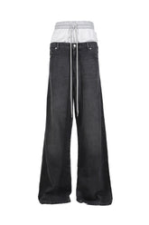 WIDE LEG JEANS / BLK