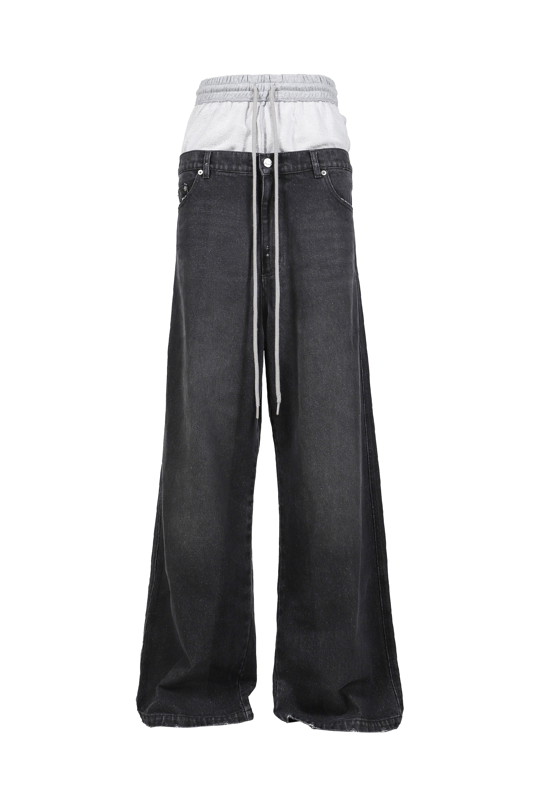 WIDE LEG JEANS / BLK