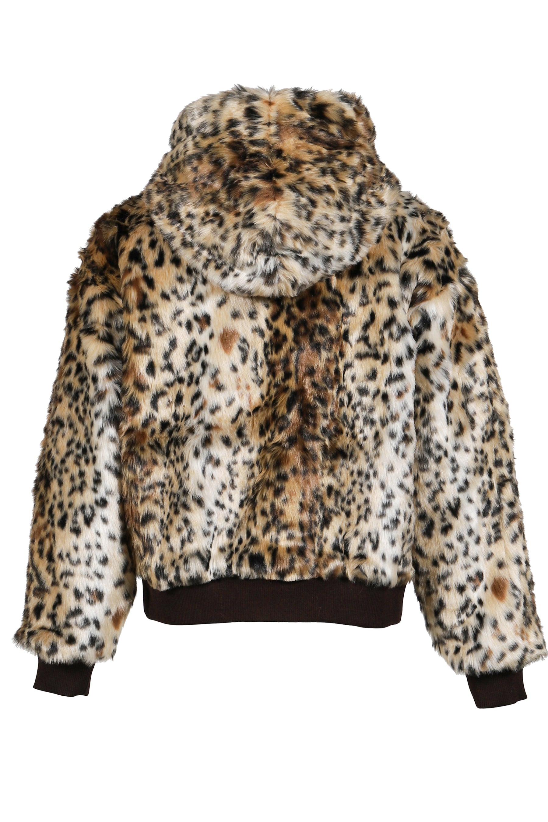 Thug Club FW25 Leopard Fur Jacket / Yellow/Black - Nubian