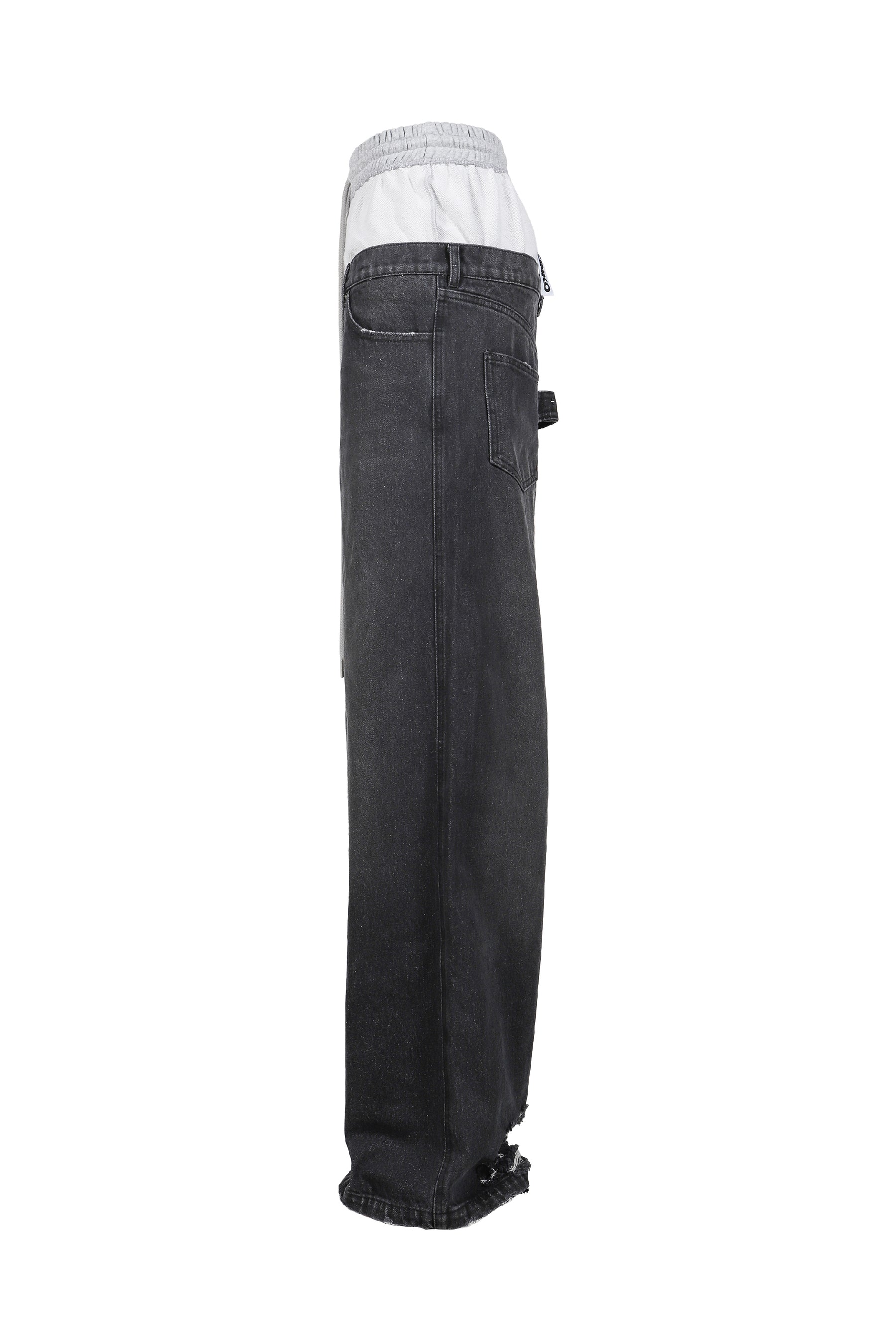 WIDE LEG JEANS / BLK