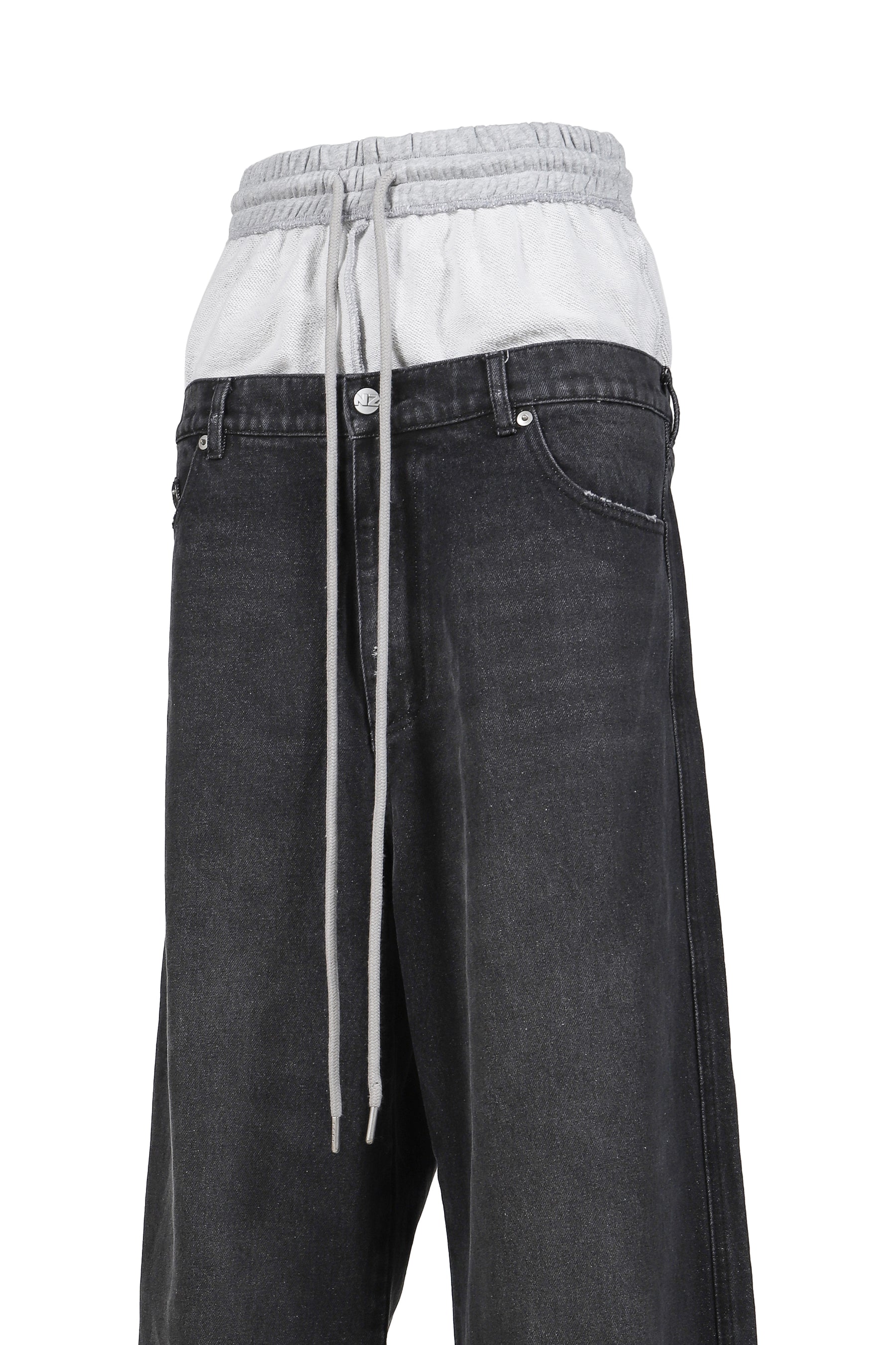 WIDE LEG JEANS / BLK