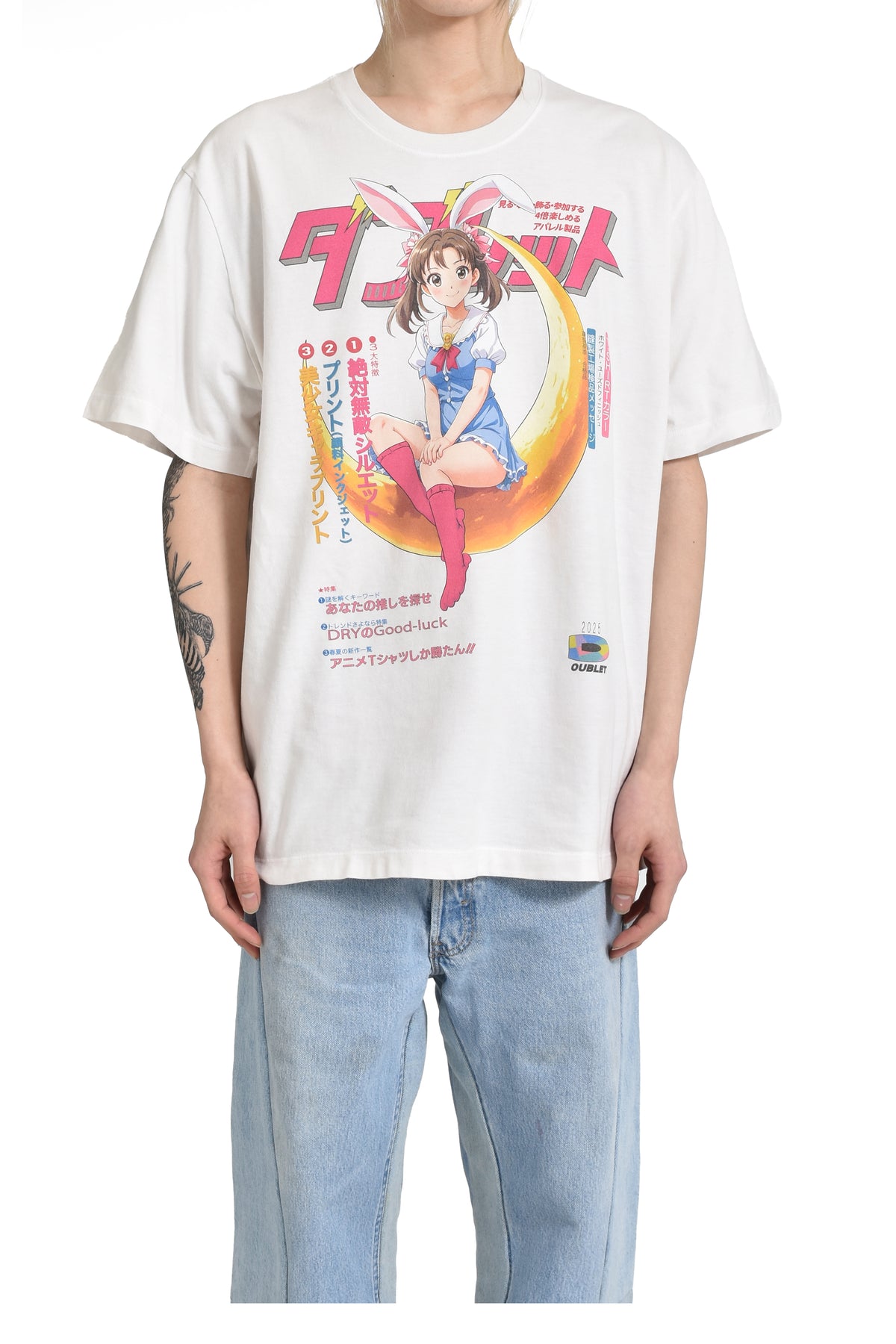 ANIME PRINT T-SHIRT / RABBIT