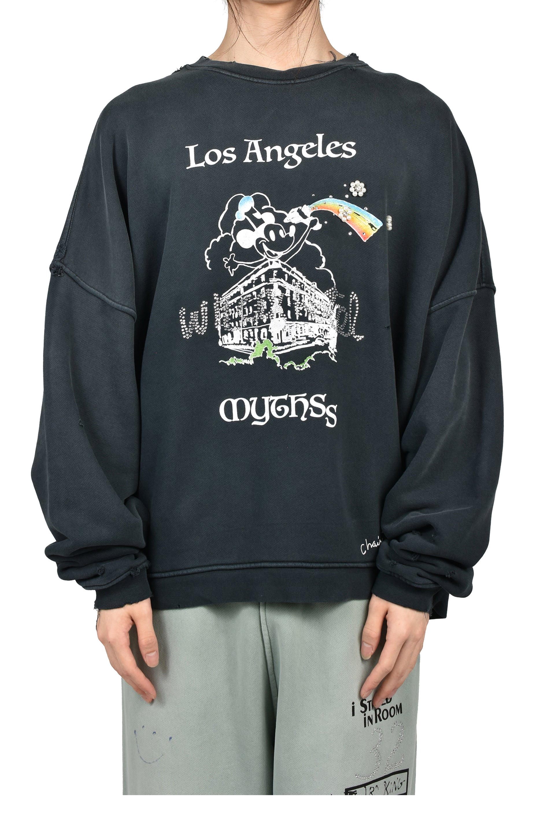 MYTHYSS CREWNECK / BLK