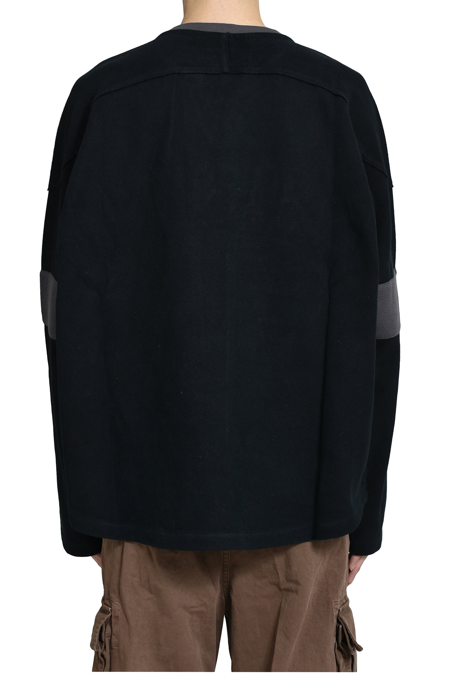 LACED HOCKEY JERSEY KNIT / BLK