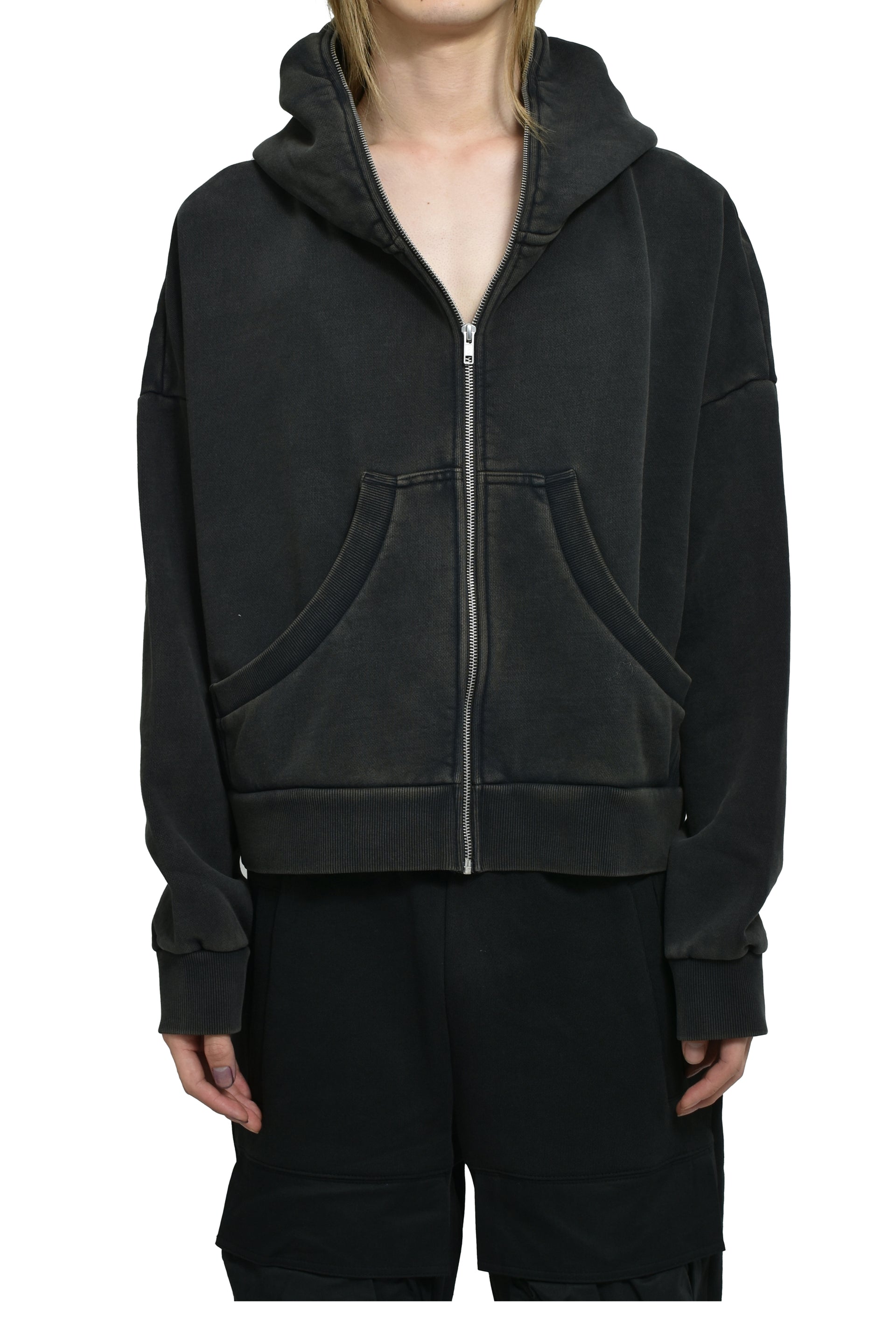 entire studios FW25 ETERNAL ZIP / WASHED BLK - NUBIAN