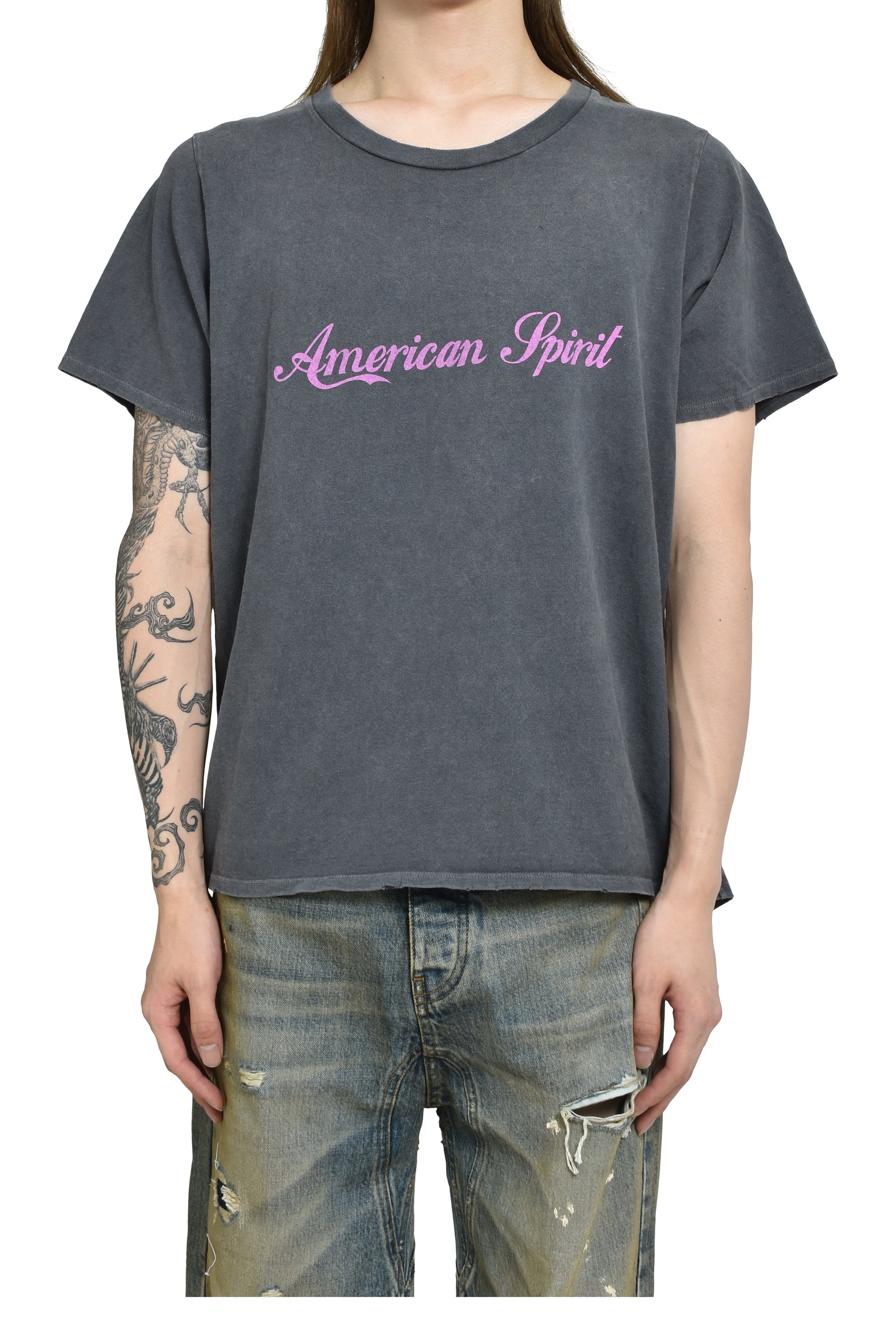 AMERICAN SPIRIT T-SHIRTS / BLK