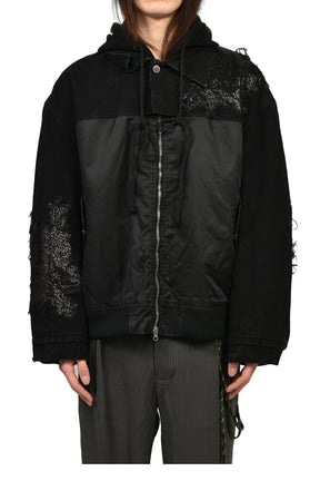 ×TKL DENIM JACKET / BLK