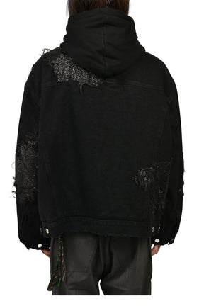 ×TKL DENIM JACKET / BLK