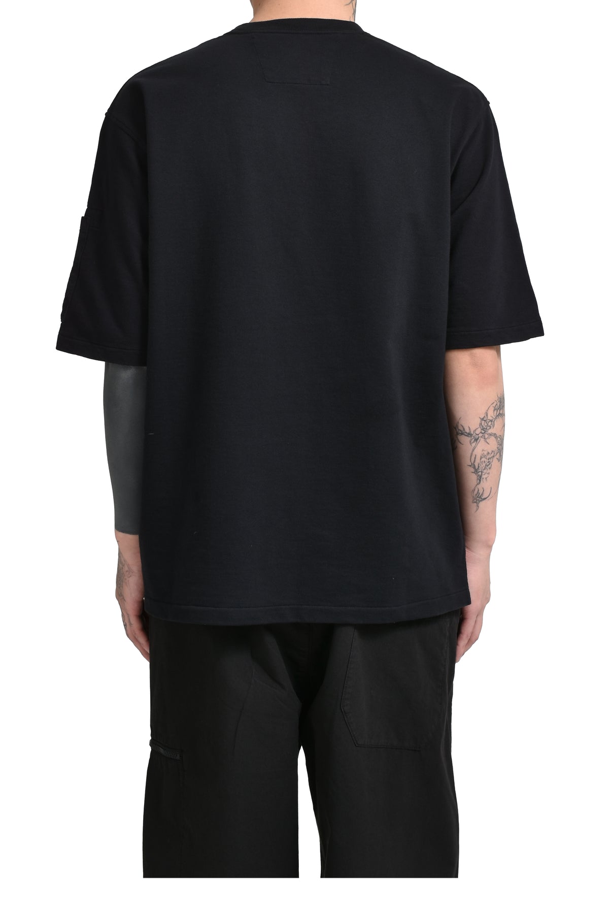 LIGHT FLEECE S/S LENS SWSHIRT / BLK