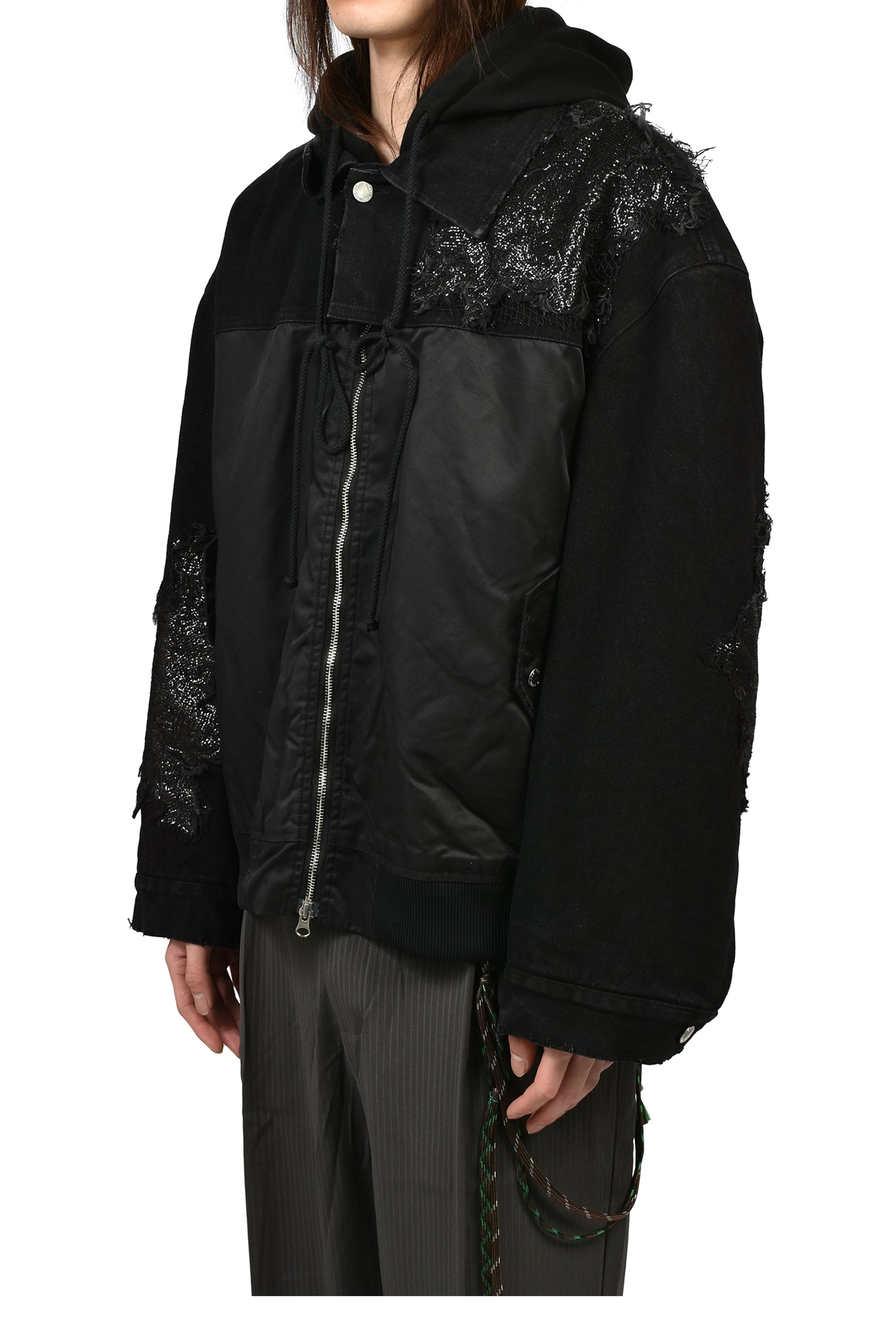 ×TKL DENIM JACKET / BLK