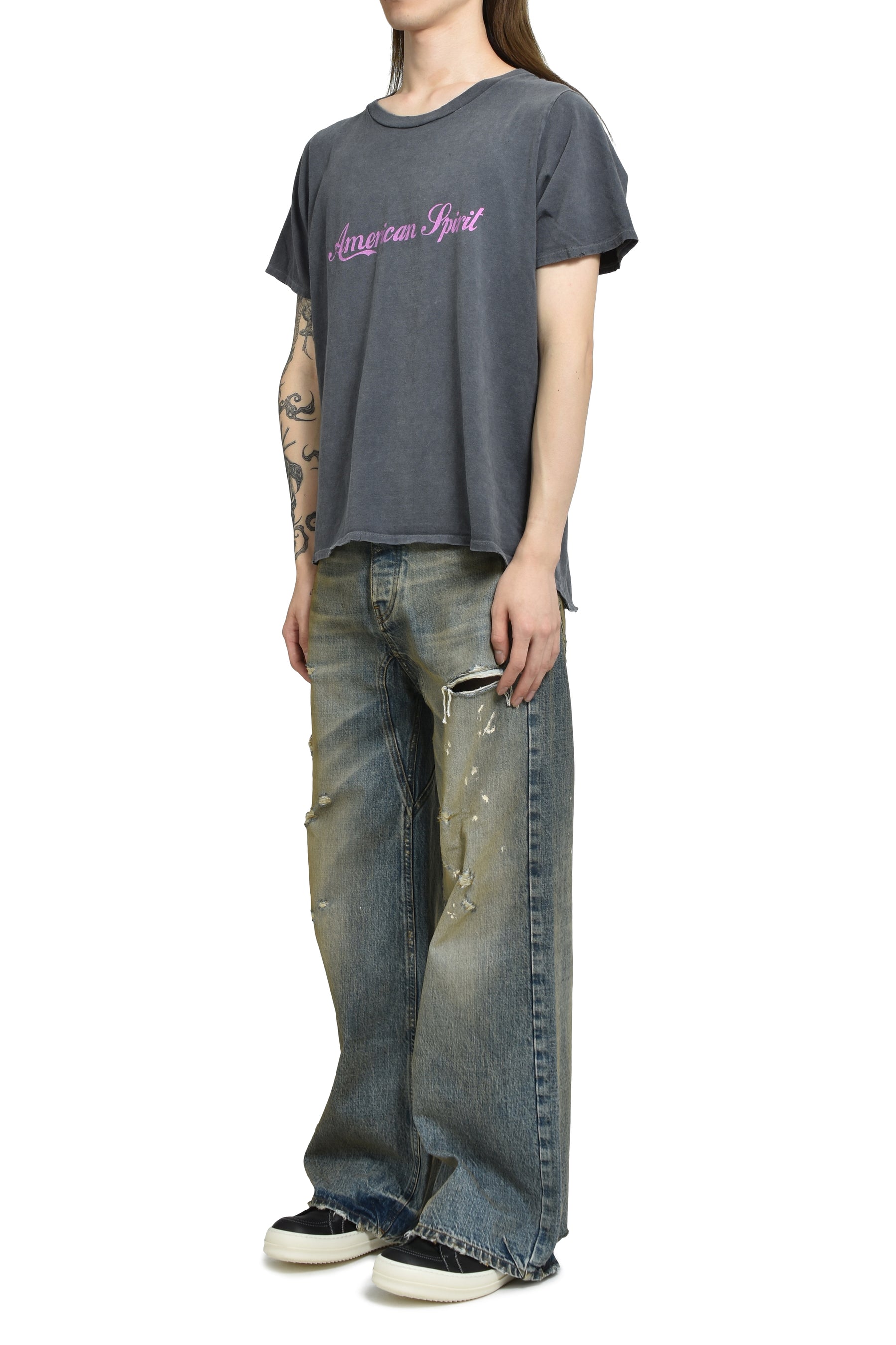 AMERICAN SPIRIT T-SHIRTS / BLK