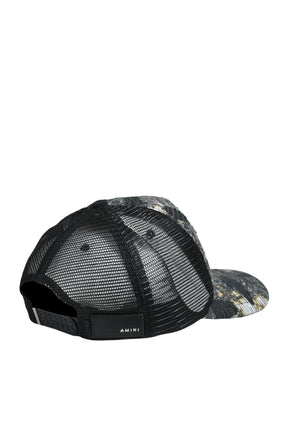 BANDANA REPAIR TRUCKER HAT / BLK 