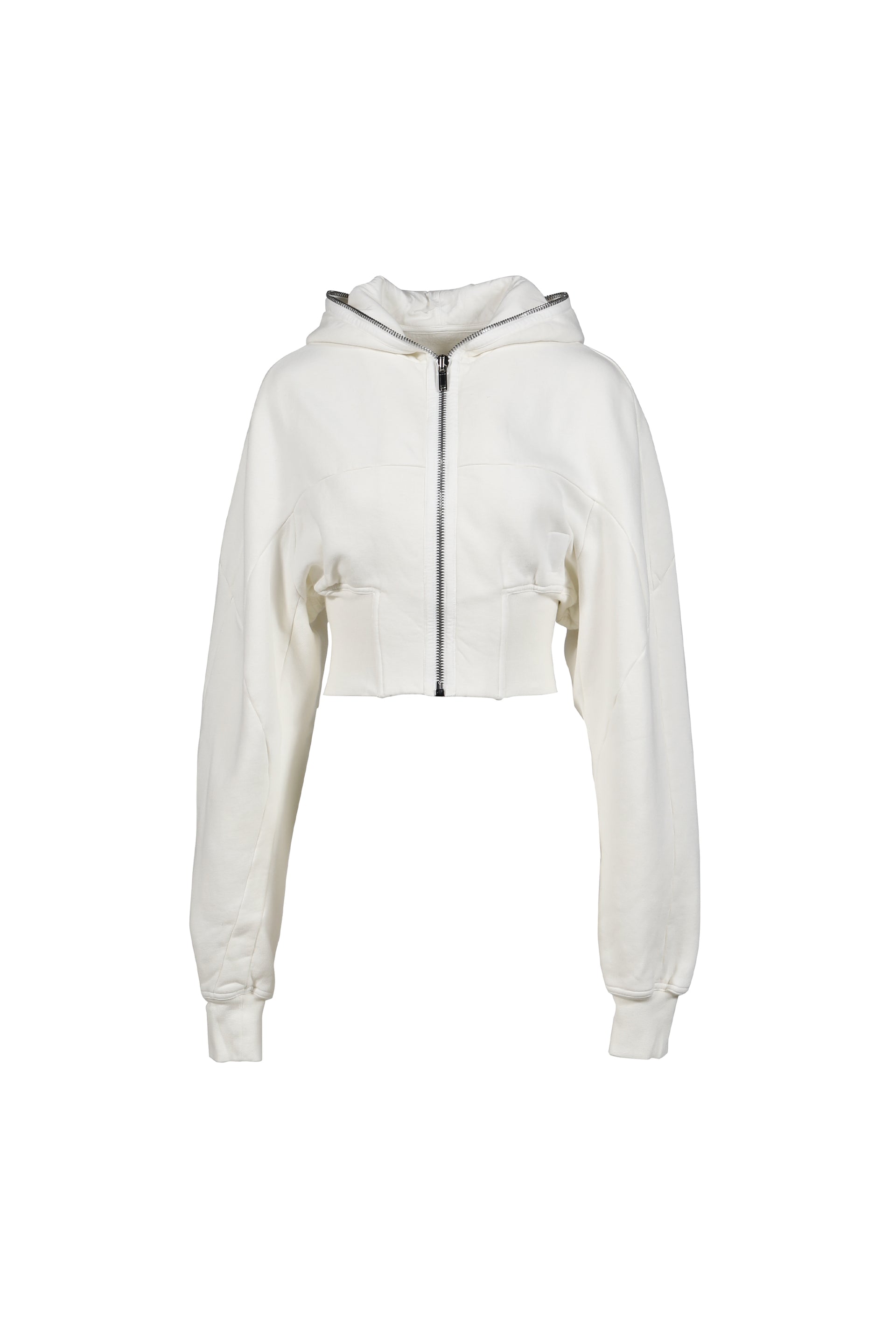 COLLAGE GIMP HOODIE / MILK WASH