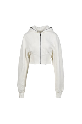 COLLAGE GIMP HOODIE / MILK WASH