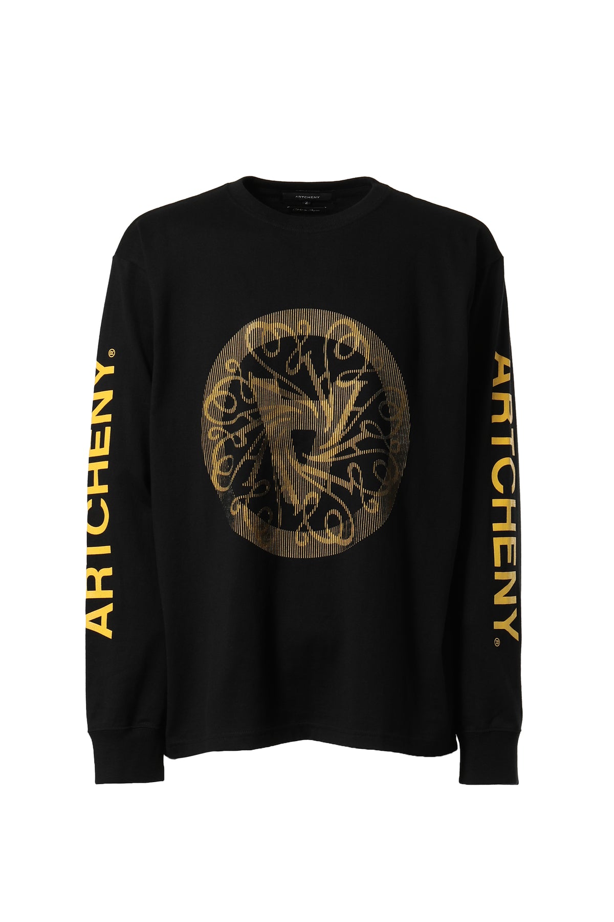 ARTCHENY DOUBLE CIRCLE LONG SLEEVE TEE / BLK