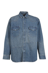 BREAKFAST DENIM WESTERN SHIRTS / BLU