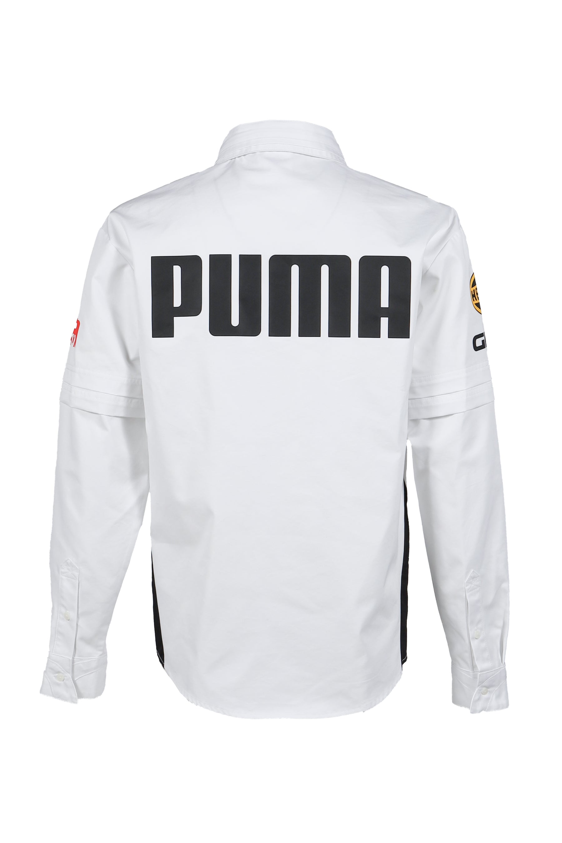 LAYERED PIT CREW BUTTON DOWN (EXCLUSIVE) / WHT