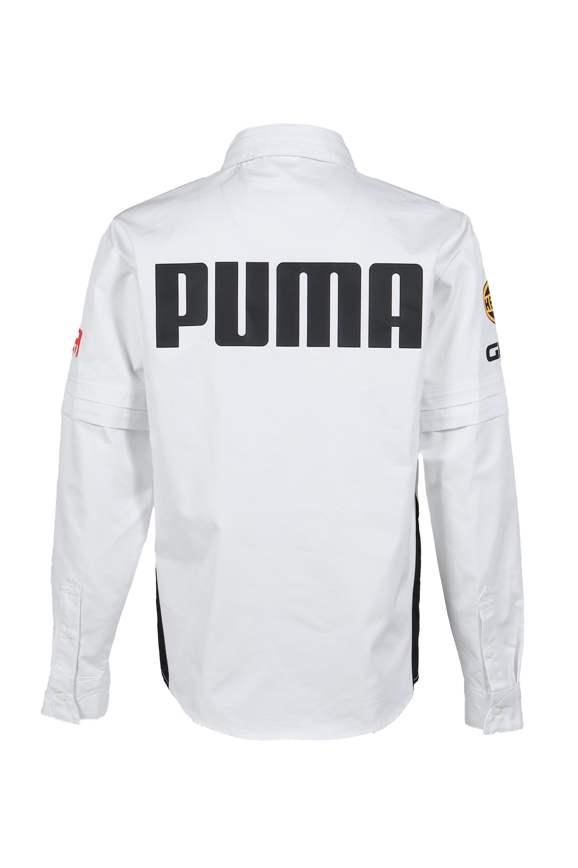 LAYERED PIT CREW BUTTON DOWN (EXCLUSIVE) / WHT