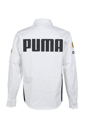 LAYERED PIT CREW BUTTON DOWN (EXCLUSIVE) / WHT