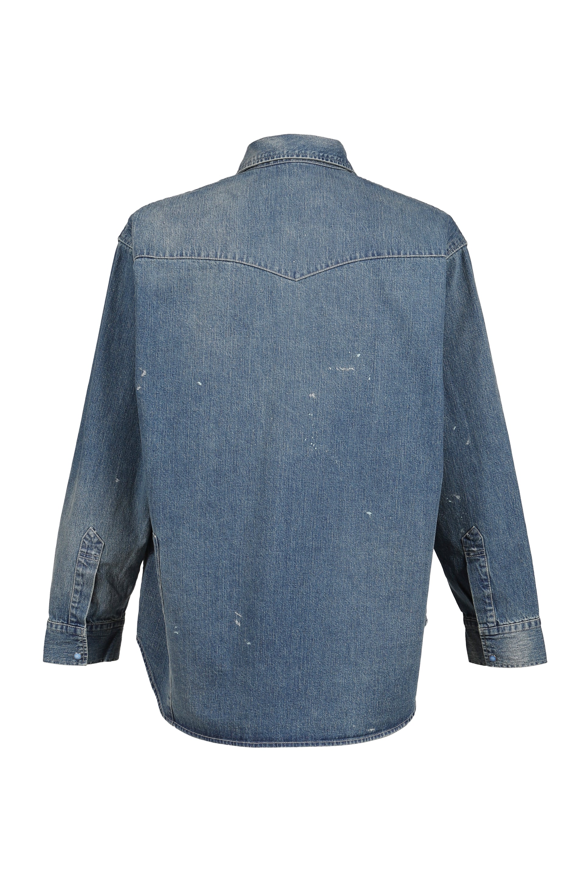 BREAKFAST DENIM WESTERN SHIRTS / BLU