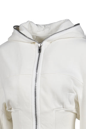 COLLAGE GIMP HOODIE / MILK WASH