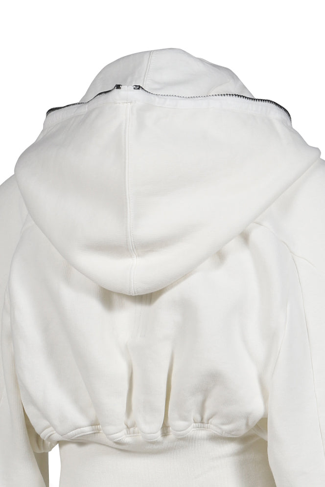 COLLAGE GIMP HOODIE / MILK WASH