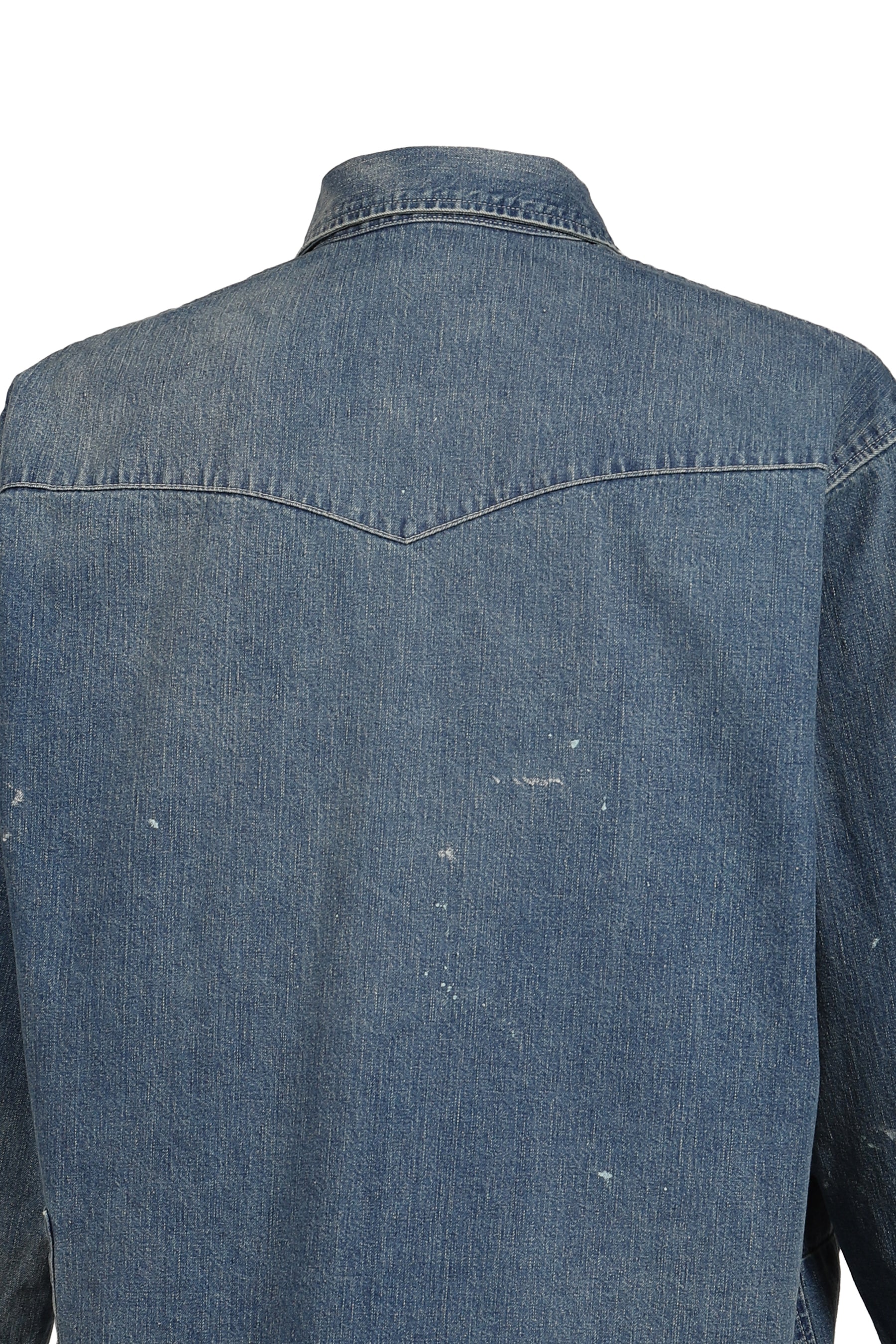 BREAKFAST DENIM WESTERN SHIRTS / BLU