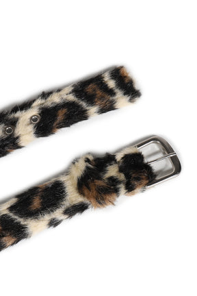 FAKE FUR BELT / LEO
