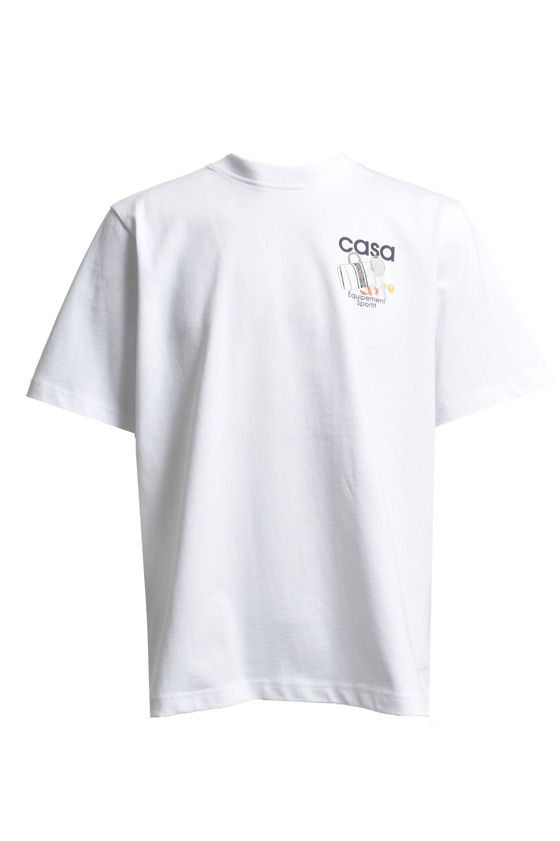 EQUIPEMENT SPORTIF PRINTED UNISEX T-SHIRT / WHT