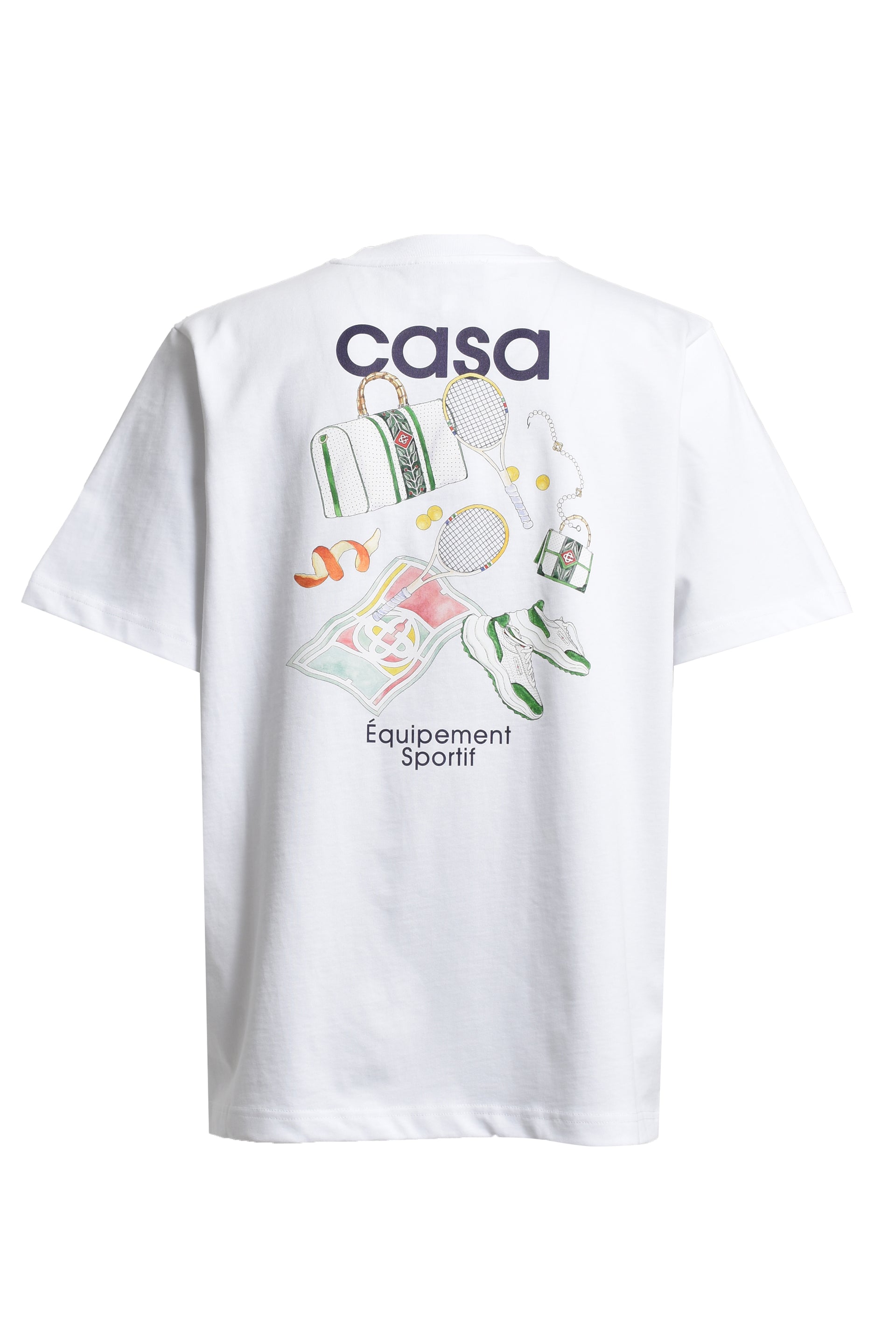 EQUIPEMENT SPORTIF PRINTED UNISEX T-SHIRT / WHT