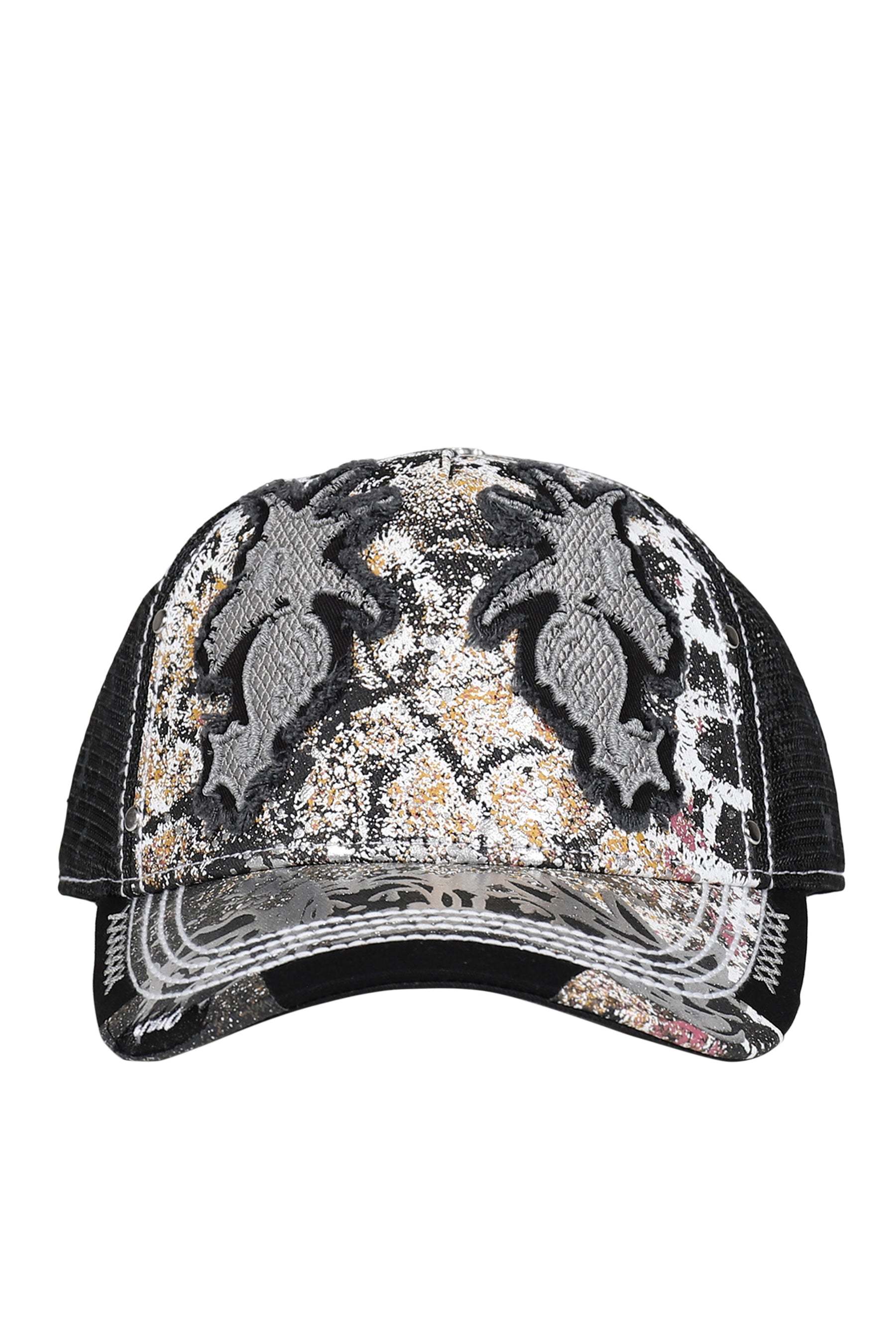 CHITO チト SS26 DOUBLE SEAHORSE PATCH MESH CAP / BLK - NUBIAN ヌビアン