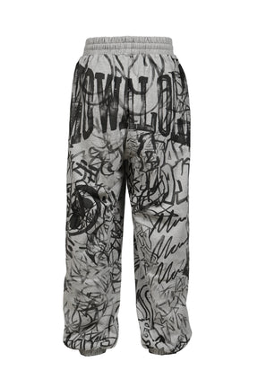 GRAFITTI TRACK PANTS / GRY