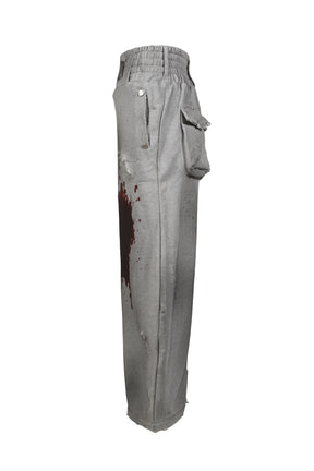 BLOOD SWEAT PANTS / GRY