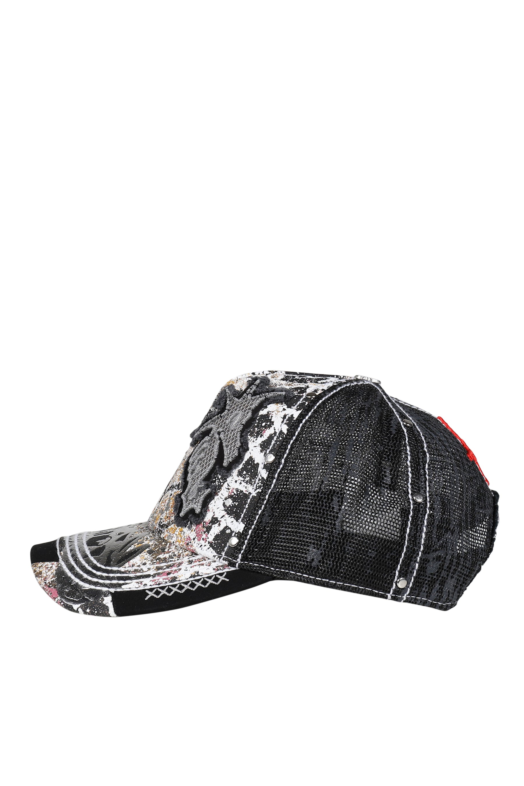 chito トラッカーキャップ CHITO チト SS26 DOUBLE SEAHORSE PATCH MESH CAP / BLK - NUBIAN ヌビアン