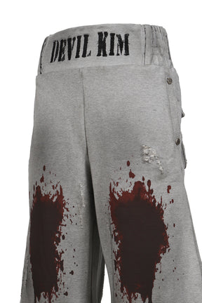 BLOOD SWEAT PANTS / GRY