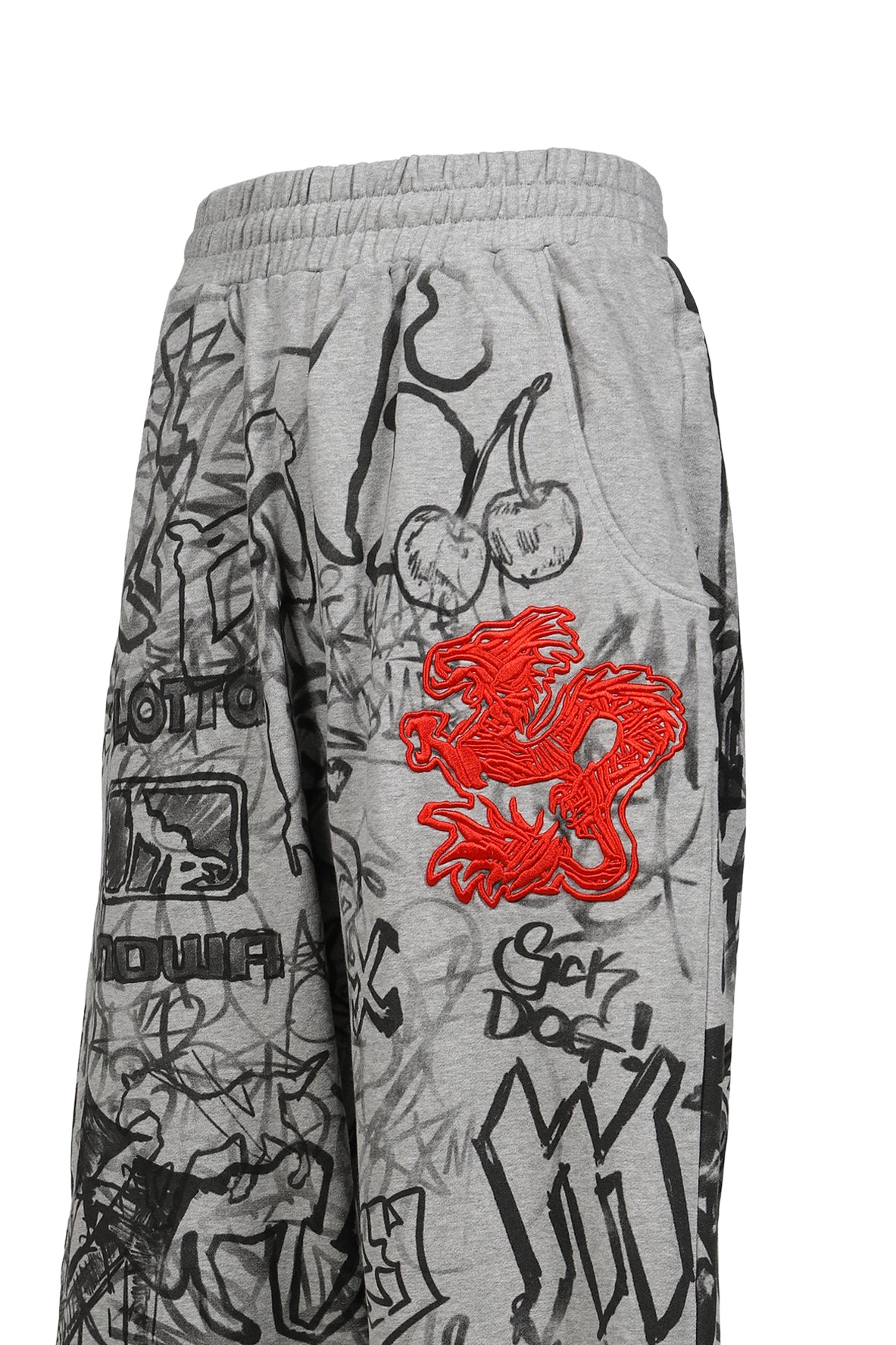 GRAFITTI TRACK PANTS / GRY