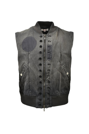 VICTORIAN BOMBER VEST / ASH GRY