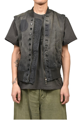 VICTORIAN BOMBER VEST / ASH GRY