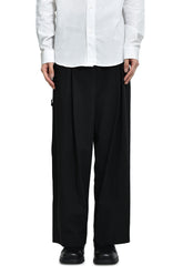 LOW CROTCH TROUSERS AF / BLK